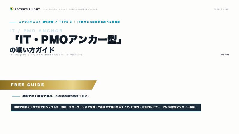 IT・PMOアンカー型の戦い方ガイド 表紙