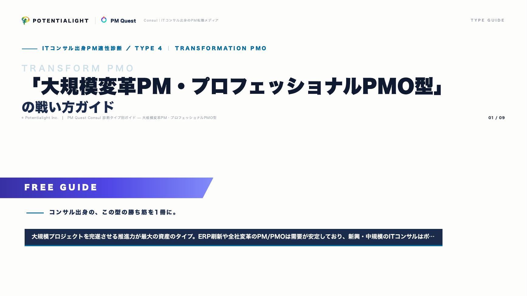 大規模変革PM・PMO型の戦い方ガイド 表紙