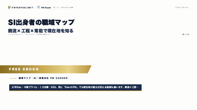 SI出身者の職域マップ eBook表紙