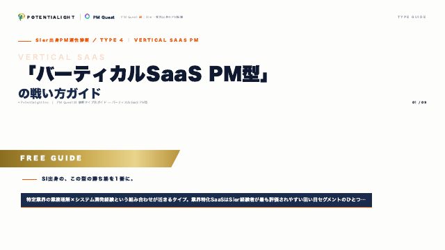 バーティカルSaaS PM型の戦い方ガイド 表紙